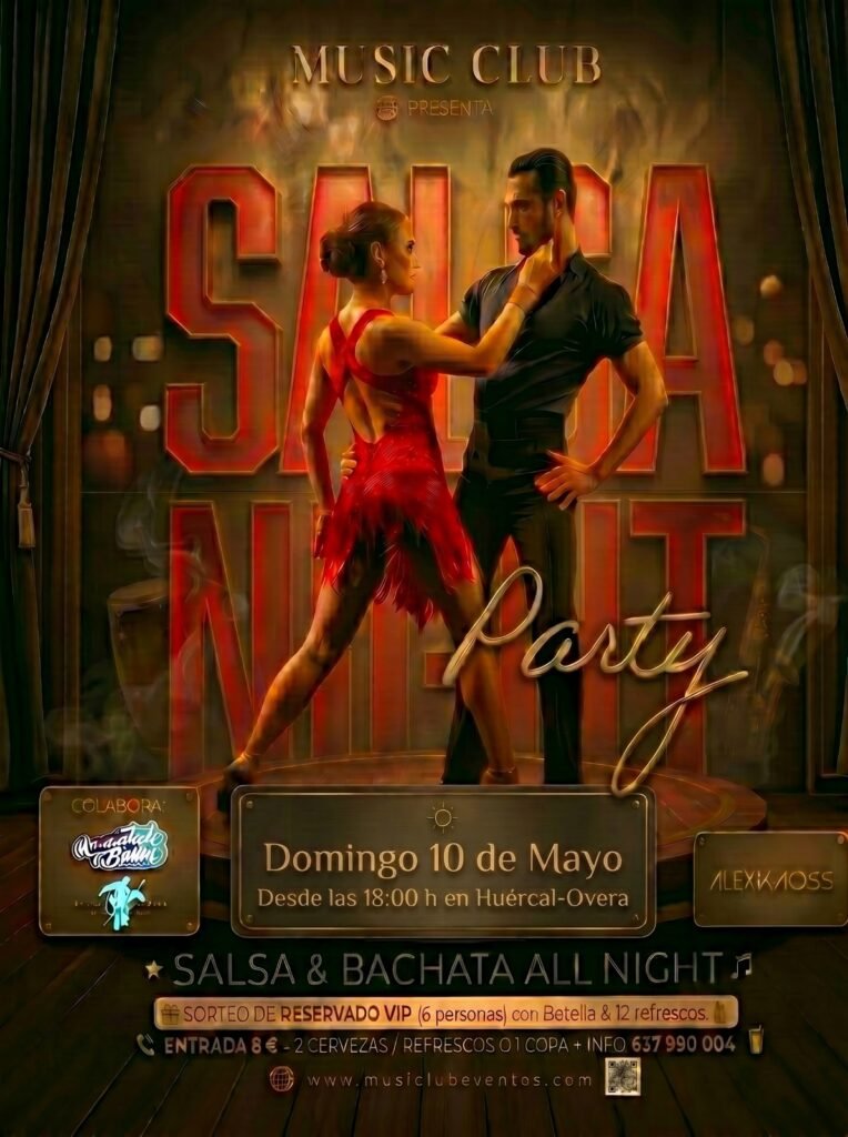 Entrada: Salsa & Bachata All Night | Viernes 10 de Mayo