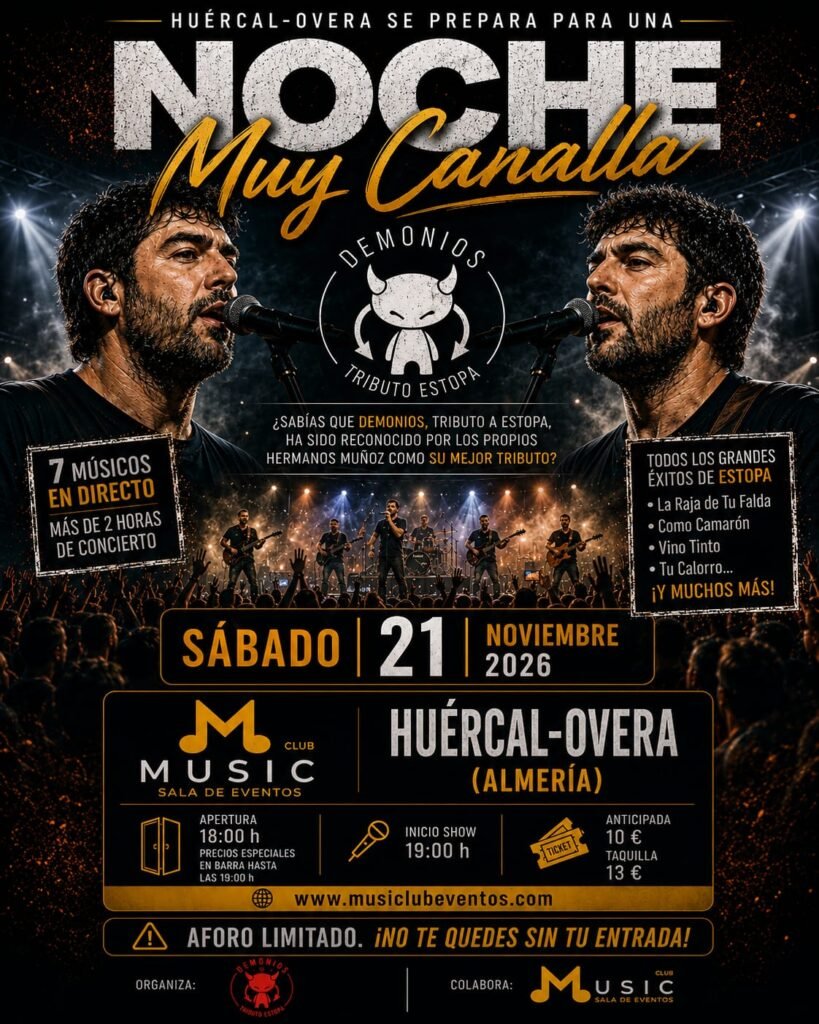 Entrada - Noche muy Canalla - Tributo a Estopa | Sábado 21 de Noviembre