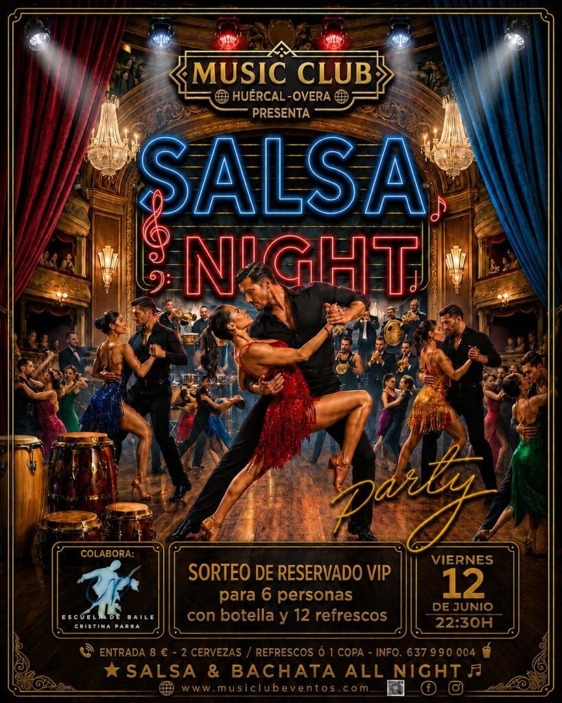 Entrada: Salsa & Bachata All Night | Viernes 12 de Junio